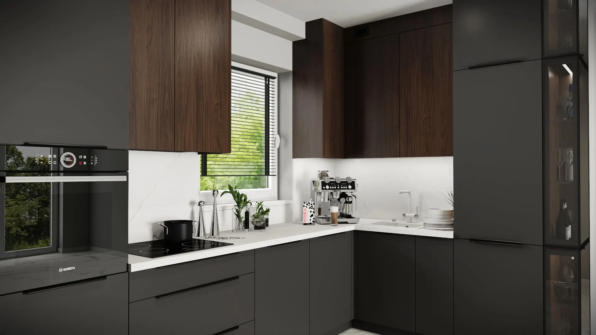 Projekt kuchni – nowoczesna wizualizacja kuchni